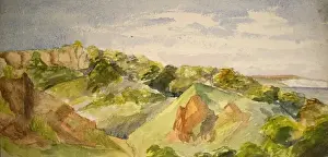 Landslip Prints: Landslip Isle of Wight