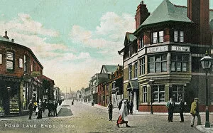Lane Collection: Four Lane Ends, Shaw and Crompton, Lancashire