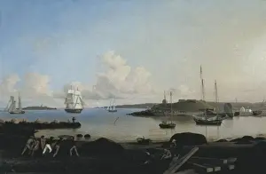 Pound Prints: LANE, Fitz Hugh (1804-1865). The Fort and Ten