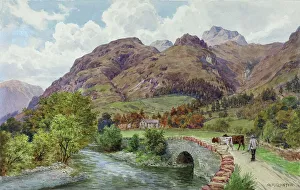 Langdale Prints: The Langdale Pikes, Lake District, Cumbria