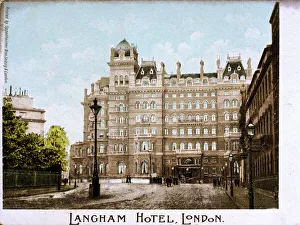 Images Dated 1st February 2018: Langham Hotel, Portland Place, London W1