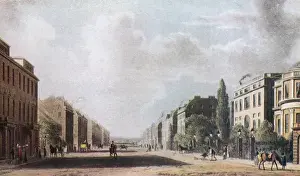Mansions Prints: Langham Place and Portland Place, c. 1805