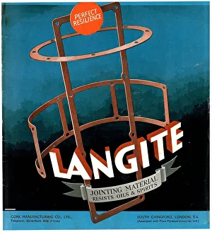 Resistant Prints: Langite Jointing Material. Fuel & Oil Resistant