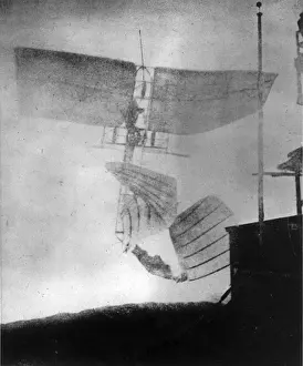 Potomac Prints: Langleys Aerodrome crumples and falls into Potomac River