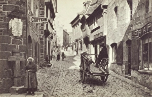 Lannion, France - Rue de Treguier Lannion, France - Rue de Treguier