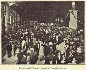 Lantern festival on the terrace of the Excelsior Hotel, Lid