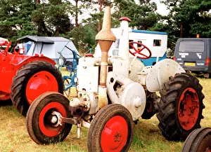 Weeting Prints: Lanz Bulldog tractor at Weeting