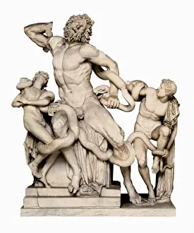 Re Production Prints: Laocoon with his sons