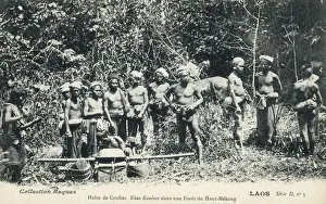 Rest Prints: Laos - Forest Coolies (Labourers) in the Upper Mekong region