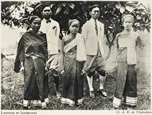 Jackets Prints: Laos - Traditional and non-traditional costume