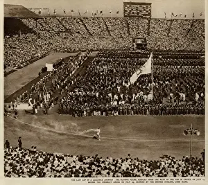 Xivth Prints: Last lap of the Olympic torch, 1948 London Olympics