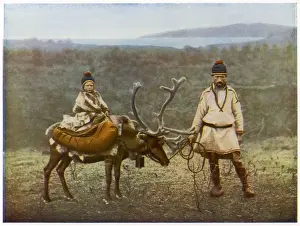 Laplanders Prints: Lapp Father and Son