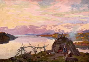 Lapp Prints: Lapp Hut, Sweden