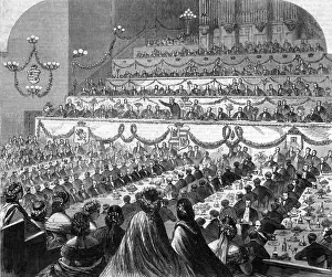 Vast Prints: LARGE BANQUET 1863