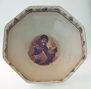 Images Dated 25th March 2011: Large bowl with transfer - Bairnsfatherware