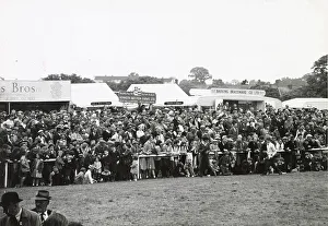 Beeston Prints: A large crowd of spectators at the Devon County Show, near Exeter Date: 1964
