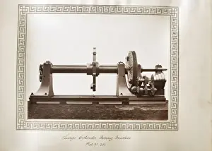 Boring Prints: Large cylinder boring machine