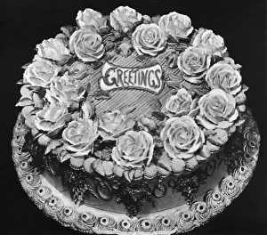 Iced Prints: Large Decorated Party Cake