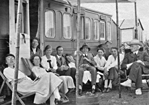 Adapted Gallery: Large group of holidaymakers