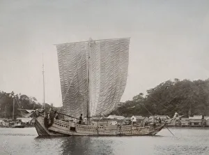 Junk Collection: Large Japanese trading ship, junk Japan