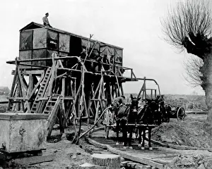 Large water depot, Western Front, WW1