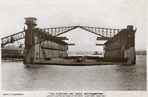 Images Dated 10th August 2016: The Largest Floating Dry Dock in the World - Southampton
