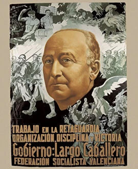 Policies Collection: LARGO CABALLERO, Francisco (1869-1946). Spanish