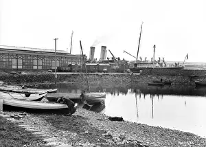 Larne Harbour and Station and Stranraer Boat