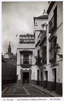 Balconies Collection: Las Cadenas bar, Seville, Spain