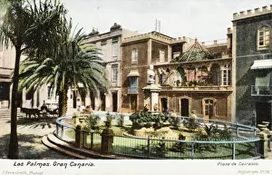 Palmas Prints: Las Palmas, Gran Canaria - Plaza de Cairasco