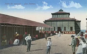 Palmas Prints: Las Palmas, Spain - Market Square