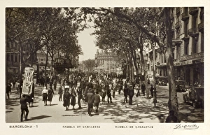 Images Dated 5th May 2011: Las Ramblas, Barcelona, Spain
