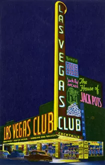 Vegas Collection: Las Vegas Club, Las Vegas, Nevada, USA