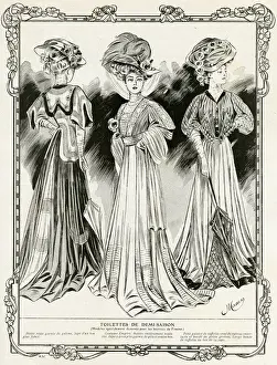 Tulle Prints: Lastest fashion for women 1909