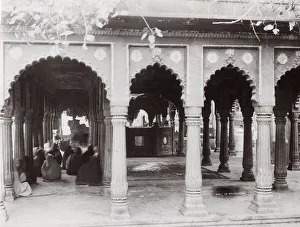Late 19th century photograph: Well of knowledge, Benares, Varanasi, India
