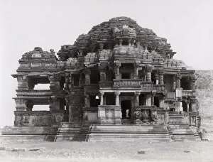 Late 19th century photograph: Temple in the fort at Gwalior, India Late 19th century photograph: Temple in the fort at Gwalior, India