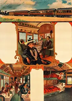 Meal Prints: Late 19th century train travel