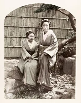 Late 19th century - young Japanese women