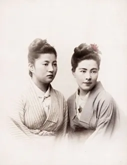 Late 19th century - young Japanese women