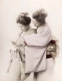 Late 19th century - young Japanese women