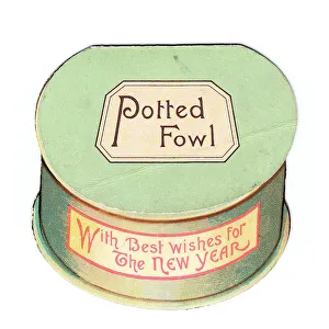 Late Victorian 1890s Greetings Card Food Pale