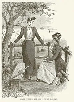 Serge Prints: Late Victorian Fashion