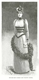 Serge Prints: Late Victorian Fashion