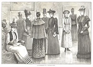 Modelled Prints: Late Victorian Fashion