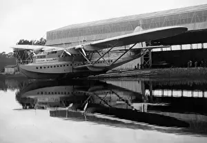 Slipway Prints: Latecoere 521 (forward view) on slipway, 9 Feb 35