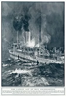 Torpedoed Gallery: The latest act of Hun fiendishness during the First World War: the Glenart Castle
