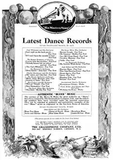 Blues Prints: Latest dance records, 1923