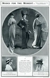 Sleeved Prints: Latest evening, walking and morning clothing 1913