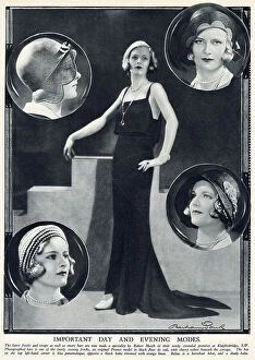 Necklaces Collection: Latest frocks and smart hats by Robert Heath available at Knightsbridge, London. Date: 1930