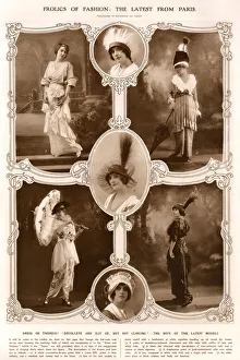 Images Dated 20th January 2021: Latest summer fashion from Paris, dress or undress? Decollete and slit up